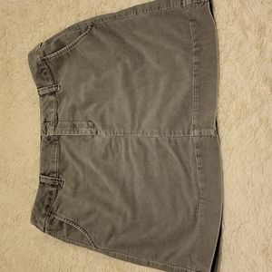 Eddie Bauer grey corduroy skirt